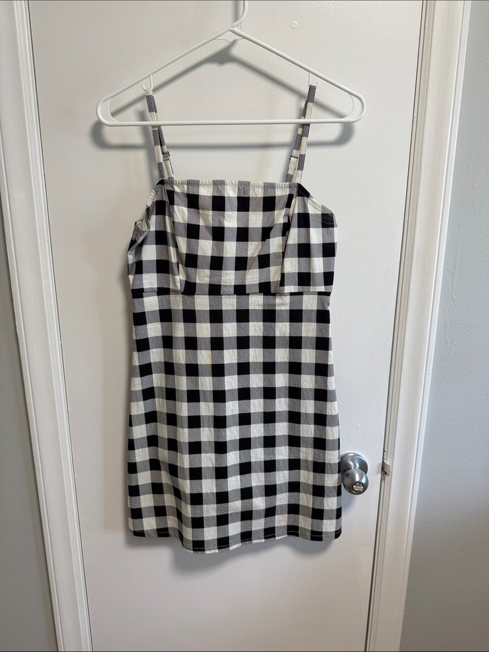 Forever 21 Black and White Gingham Mini Dress